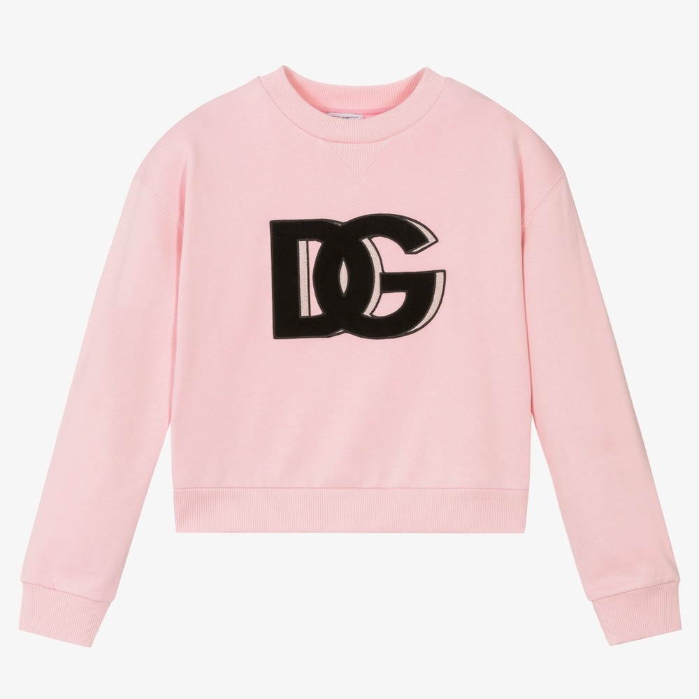 SOLD Pink DG Logo Sweatshirt